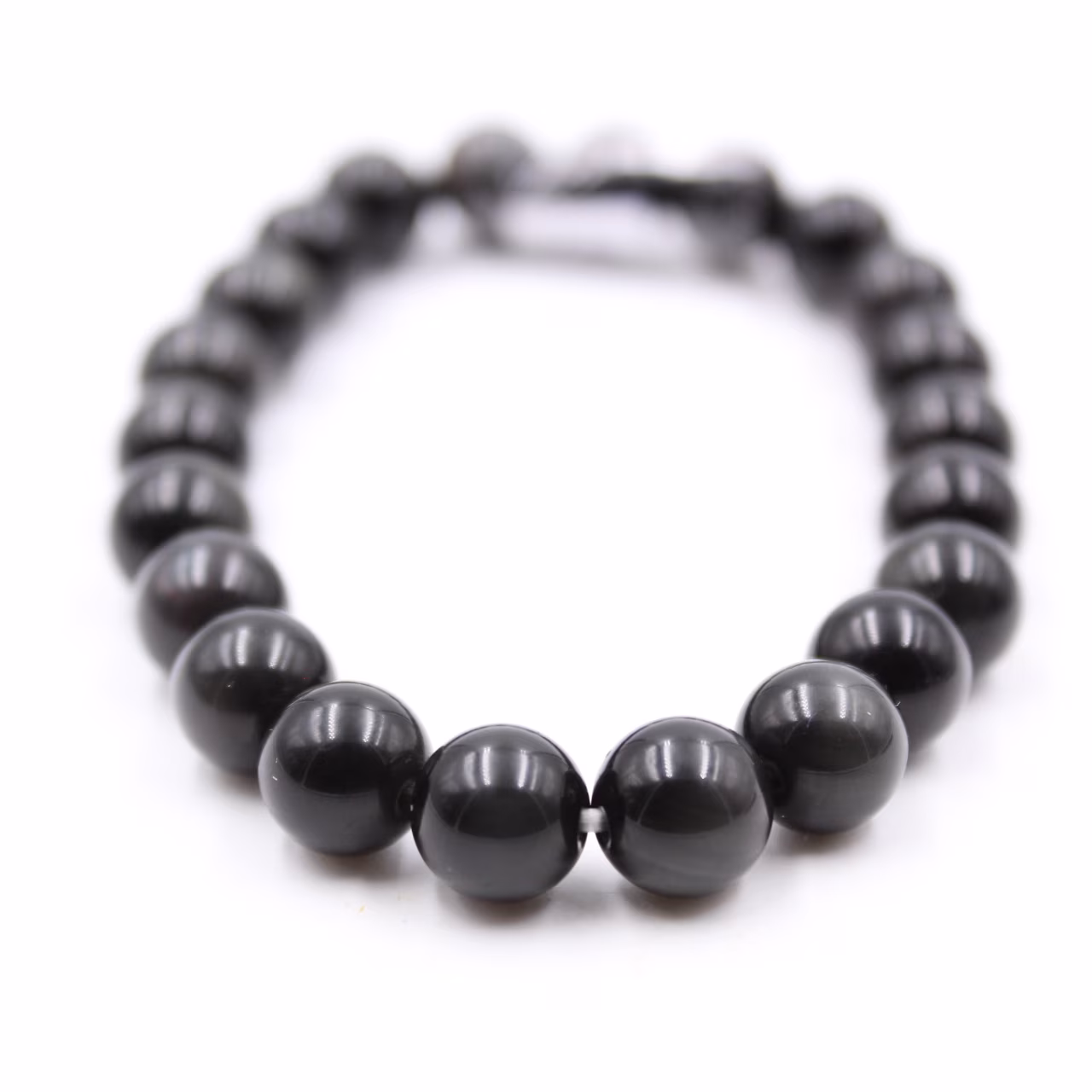 Pulsera de obsidiana de 8 mm.