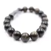 Pulsera de obsidiana 10 mm. - 0