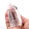 Prisma de cristal de roca pulido. - 0