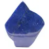 Bloque de piedra de lapislázuli con forma ornamental abstracta - 0