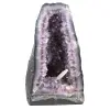 Geoda de amatista con cristal de calcita - 0