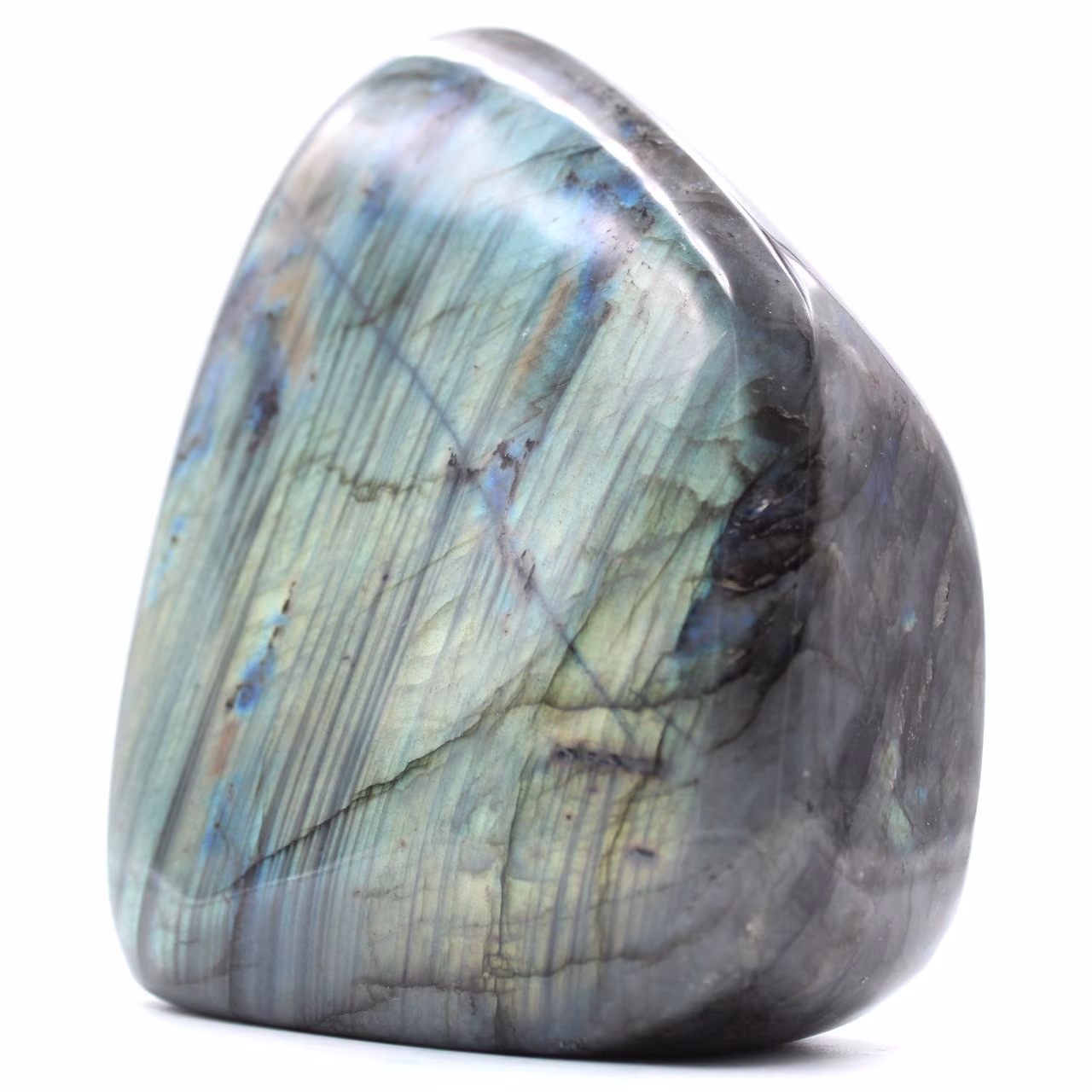 Adorno de forma libre de piedra labradorita