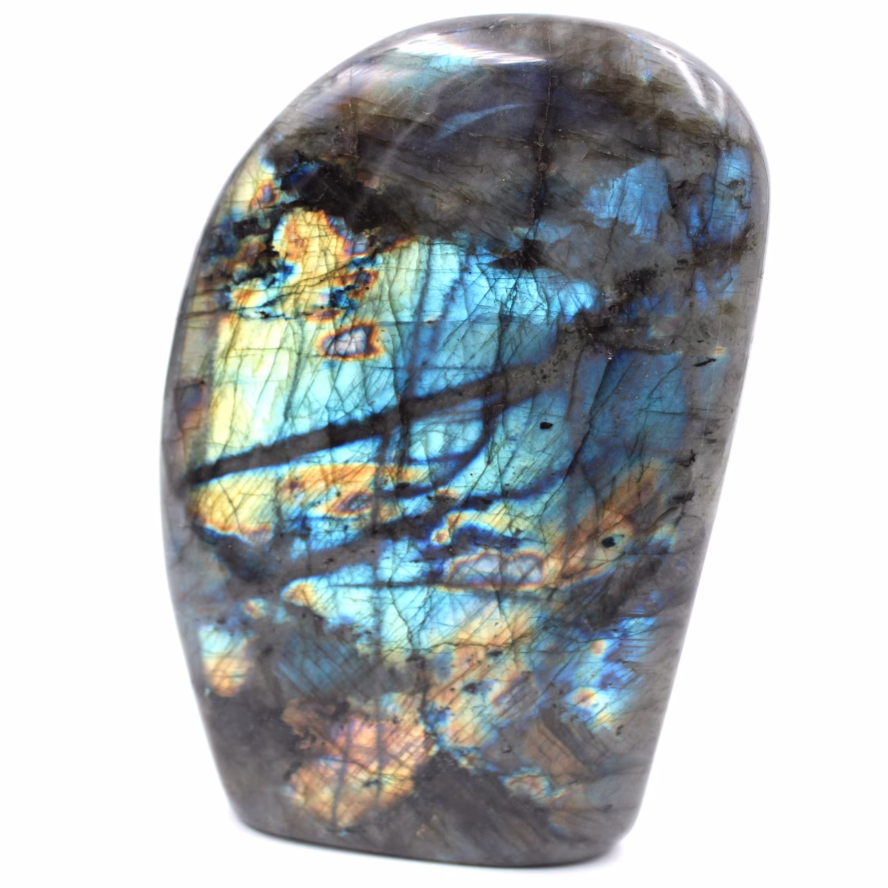 Adorno de forma libre de piedra labradorita