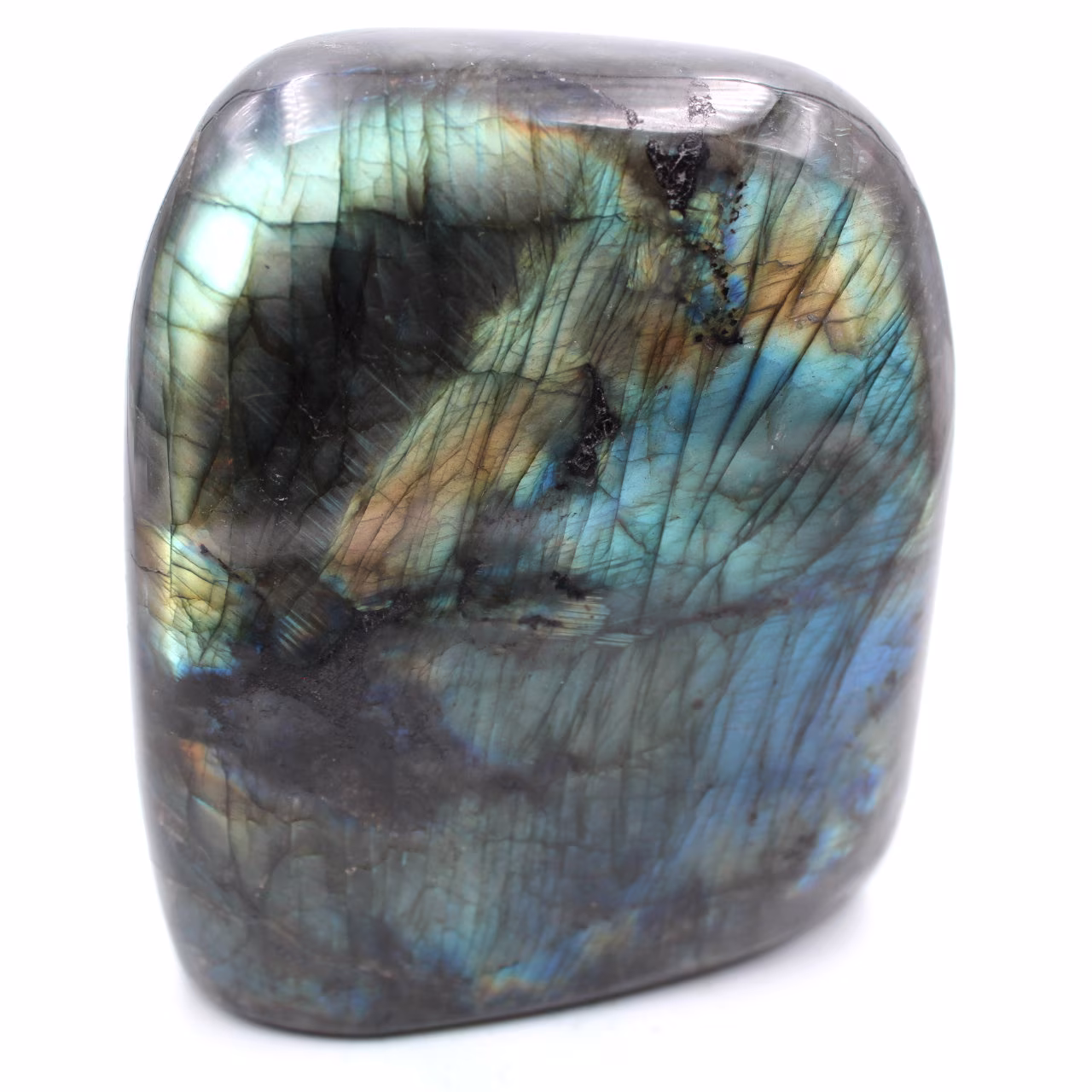 Adorno de forma libre de piedra labradorita