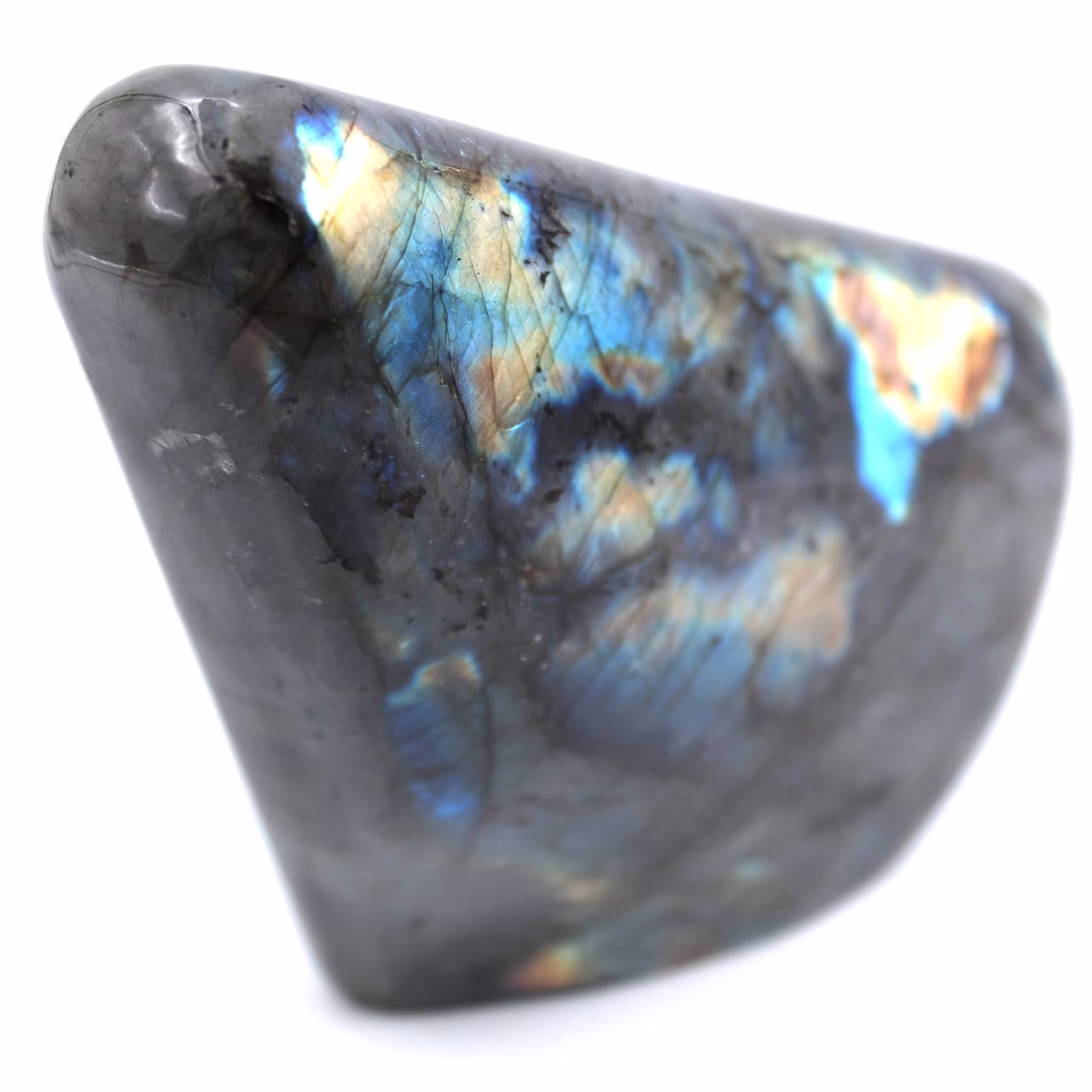 Adorno de forma libre de piedra labradorita