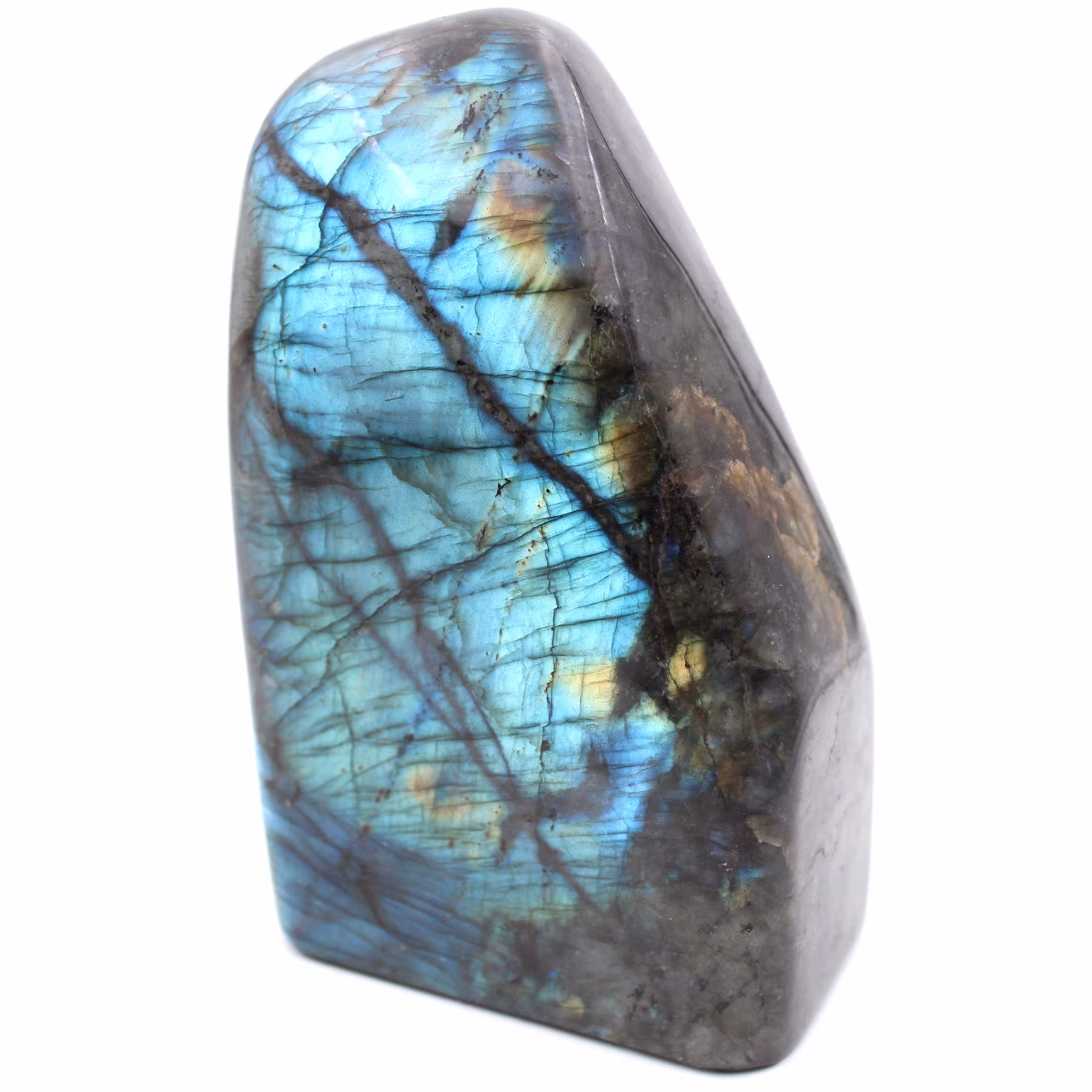 Adorno de forma libre de piedra labradorita