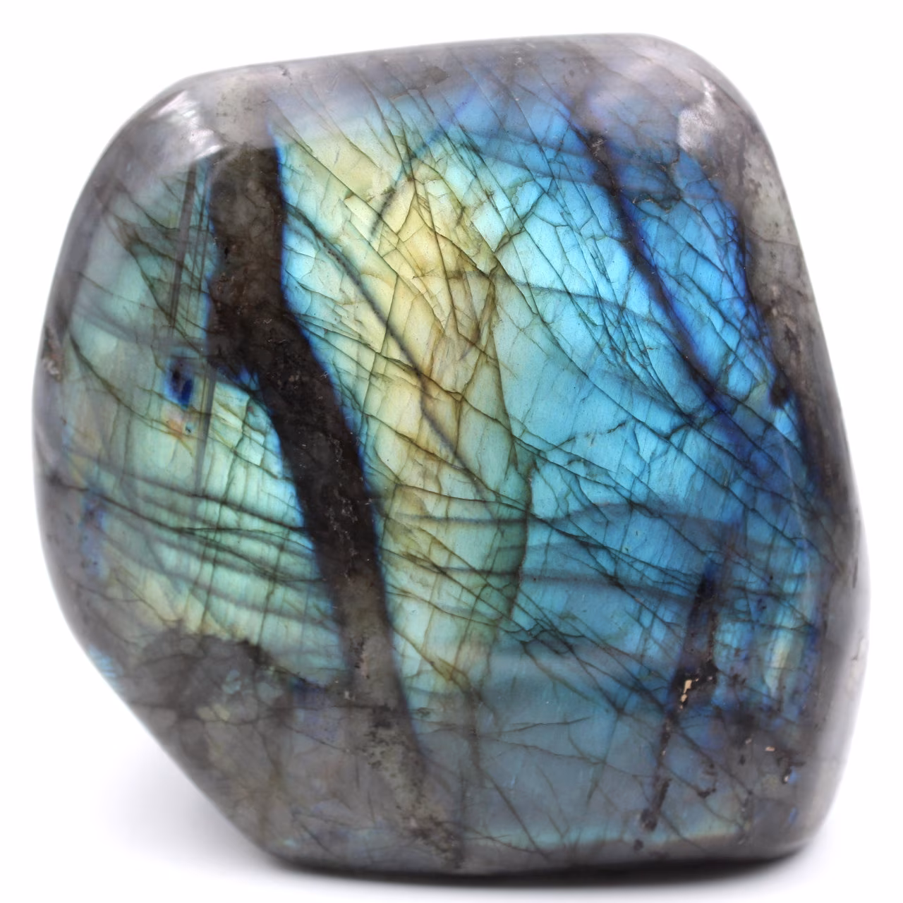 Adorno de forma libre de piedra labradorita