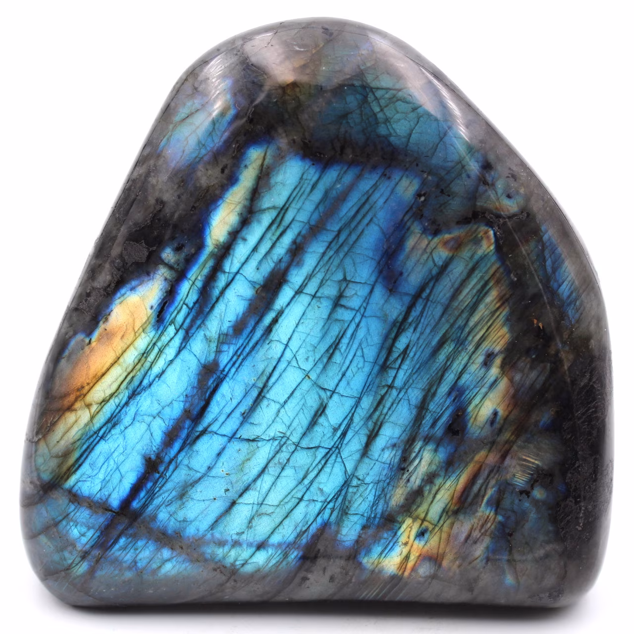 Adorno de forma libre de piedra labradorita