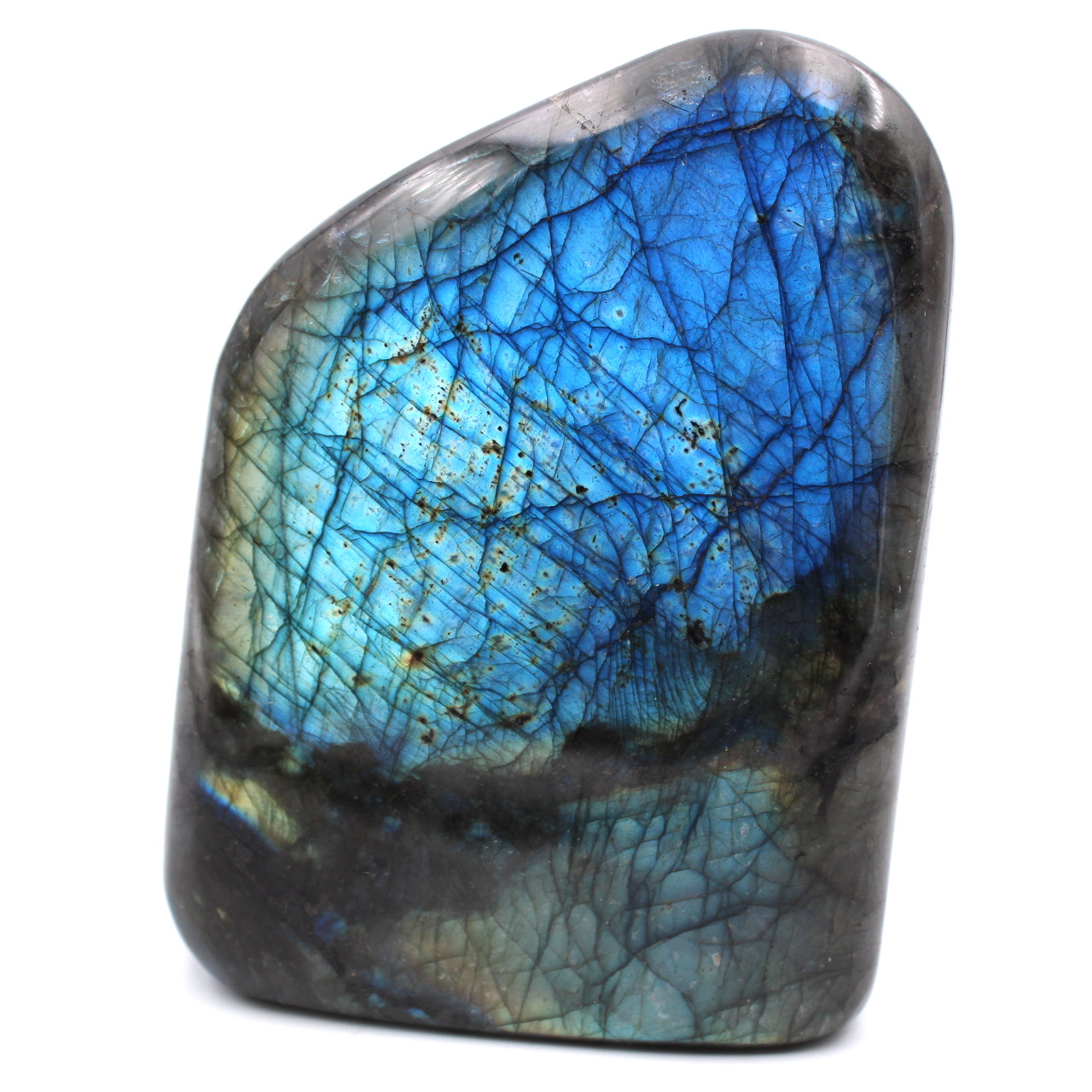 Adorno de forma libre de piedra labradorita