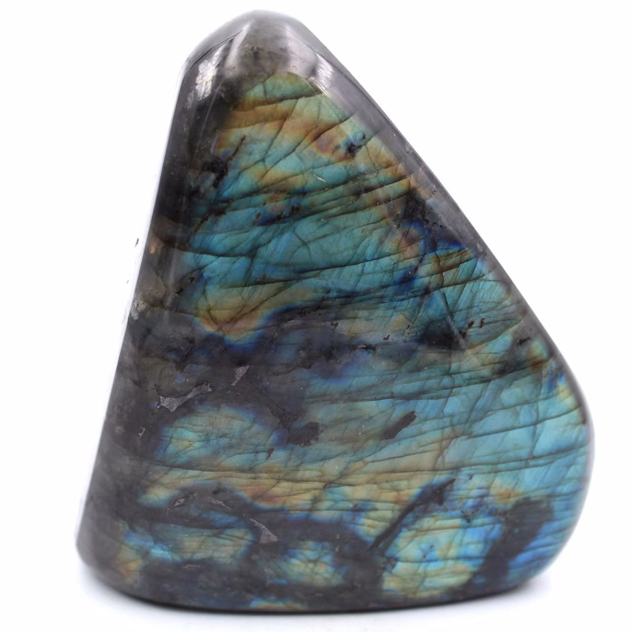 Adorno de forma libre de piedra labradorita