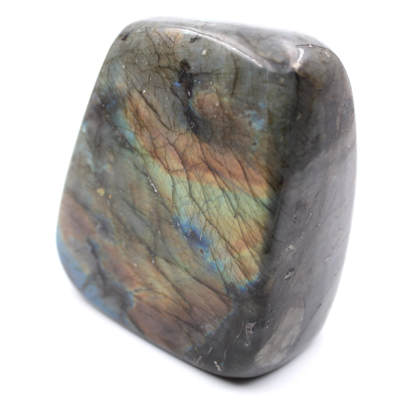 Adorno de forma libre de piedra labradorita