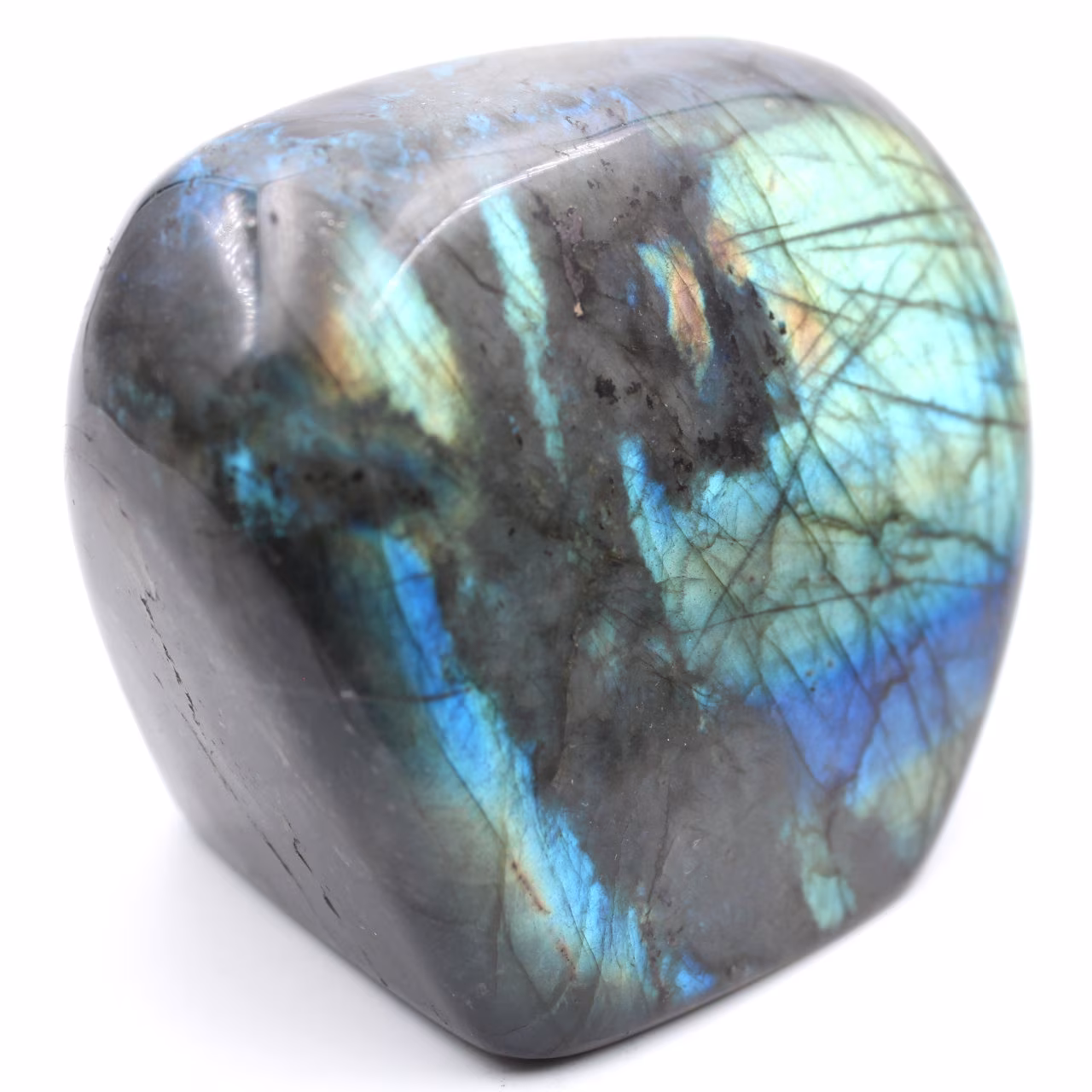 Adorno de forma libre de piedra labradorita