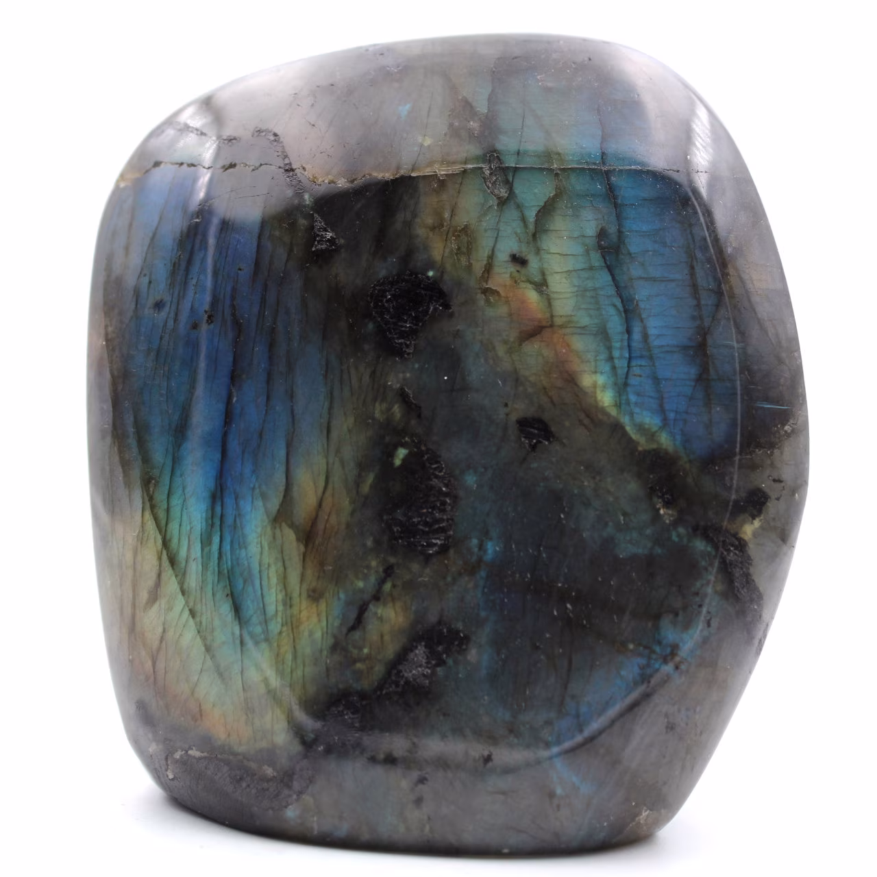 Adorno de forma libre de piedra labradorita