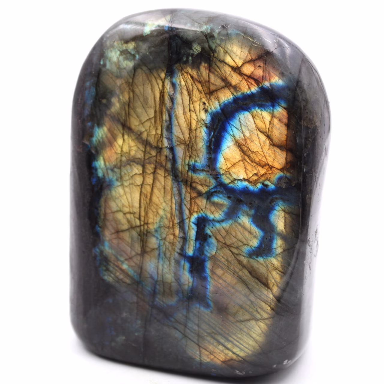 Adorno de forma libre de piedra labradorita