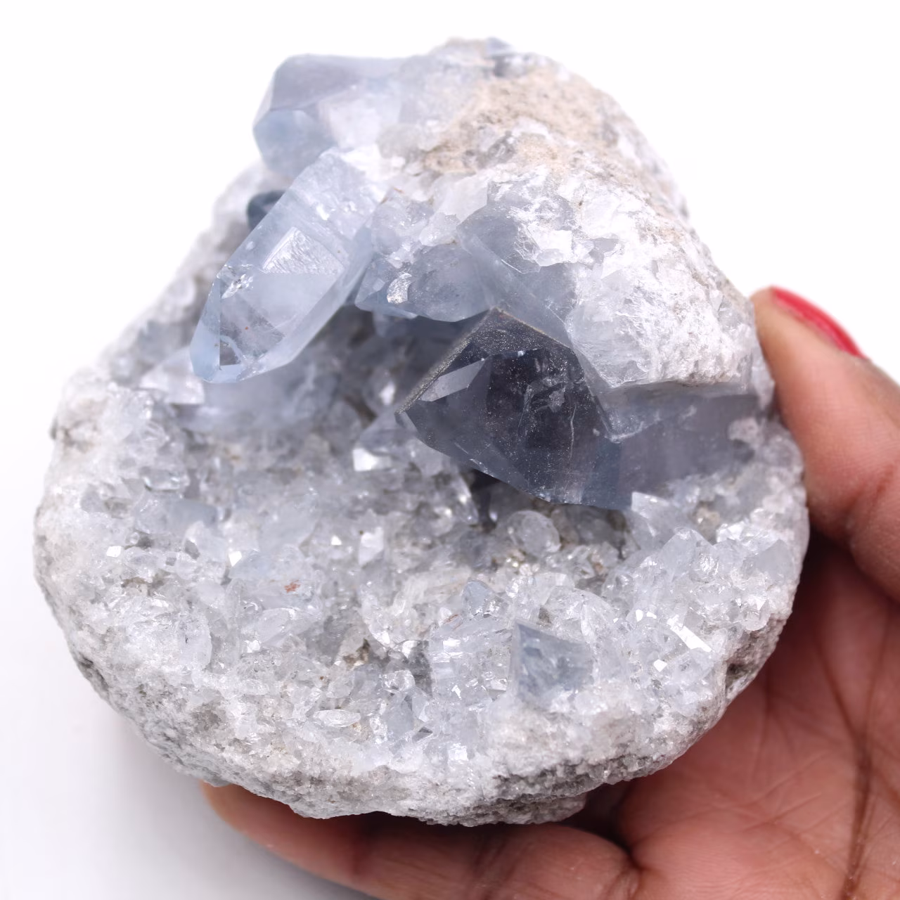 Cristales de celestita