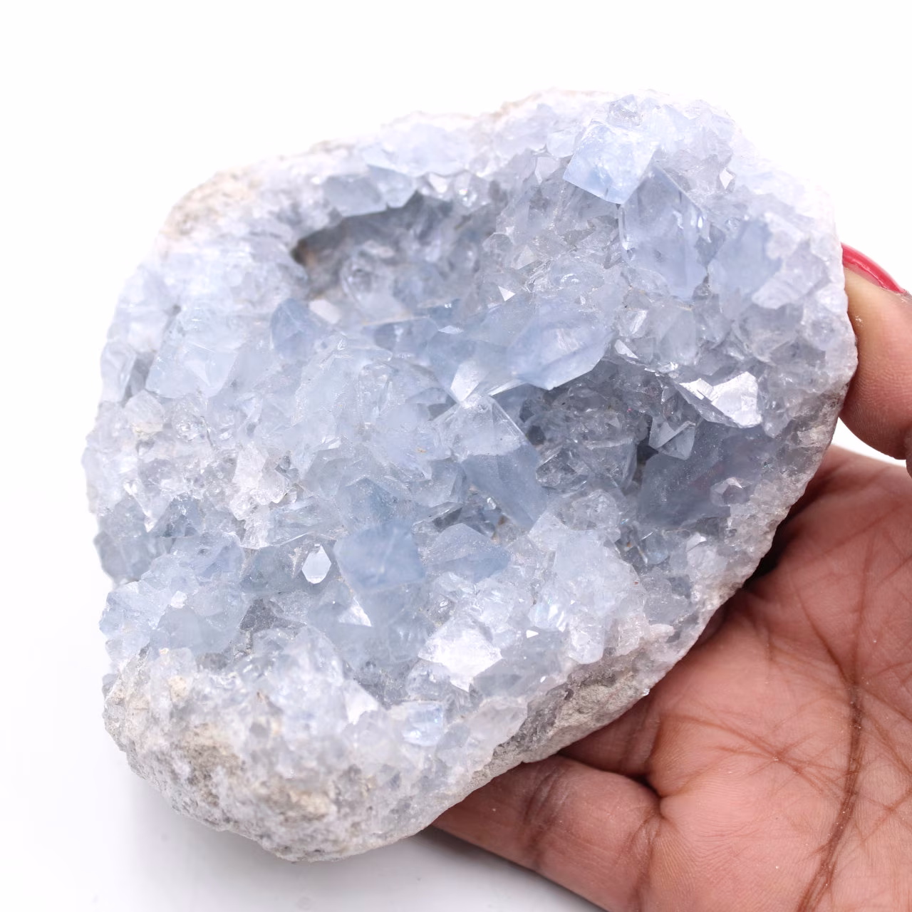 Cristales de celestita
