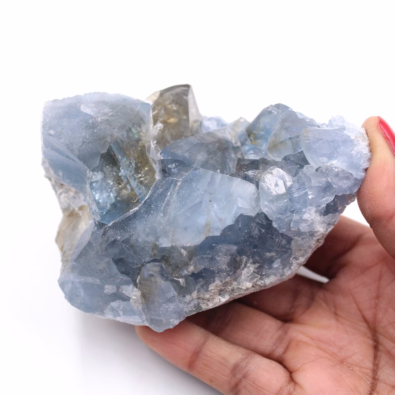 Cristales de celestita