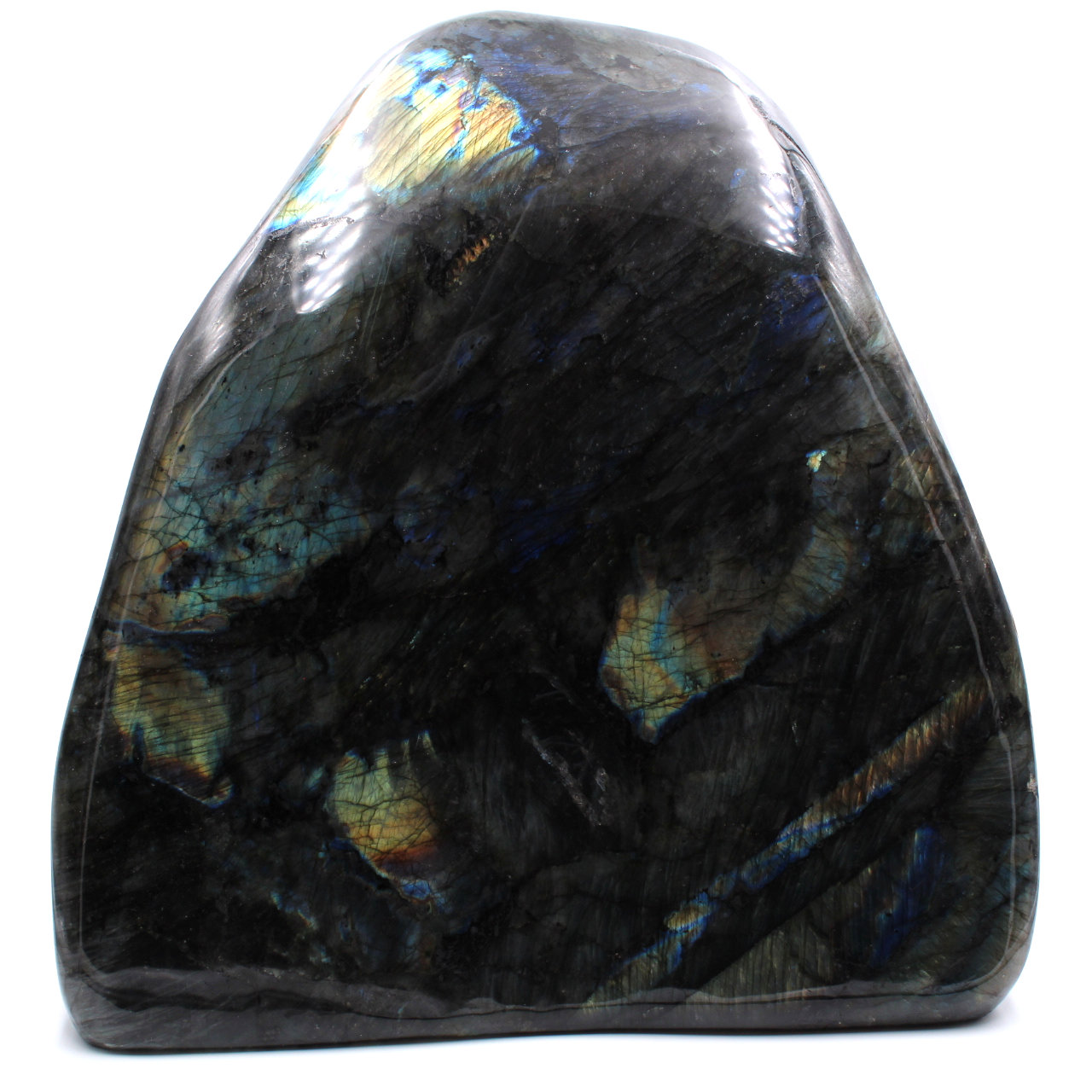 Adorno de forma libre de piedra labradorita