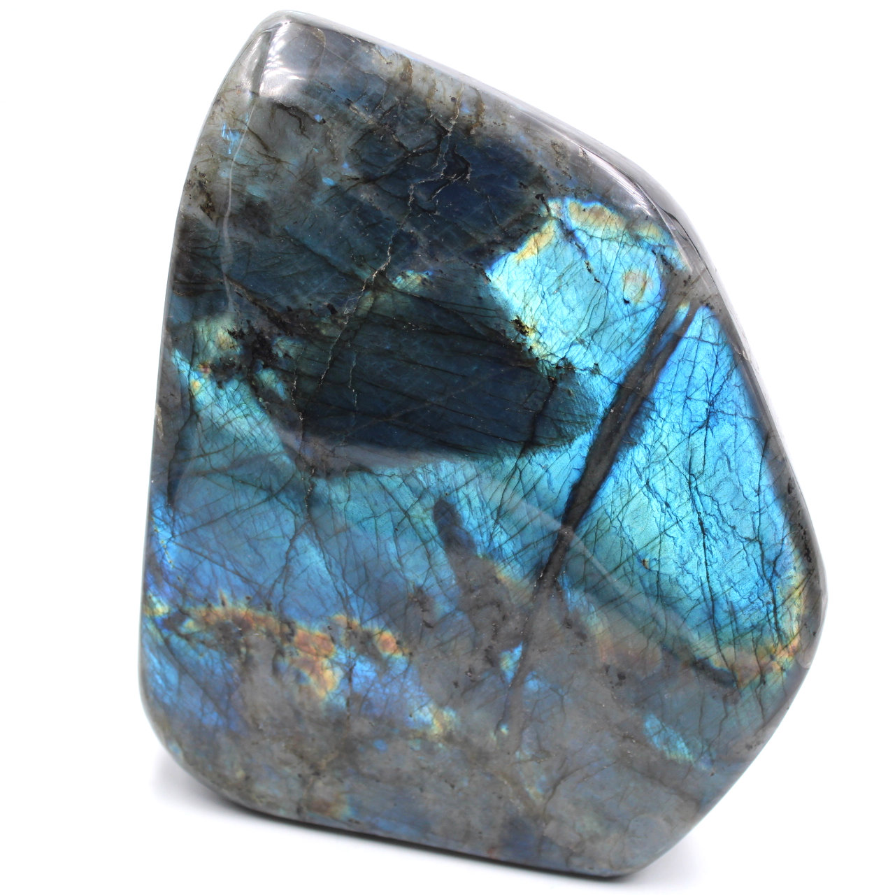 Adorno de forma libre de piedra labradorita