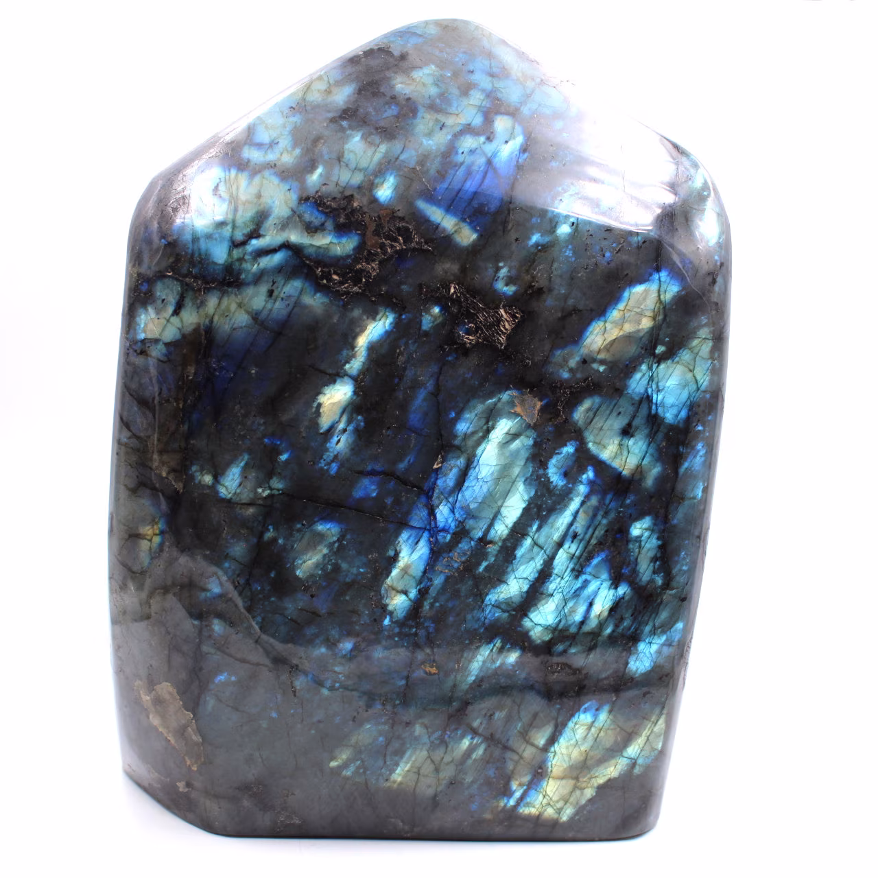 Adorno de forma libre de piedra labradorita