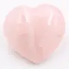 Corazón de cuarzo rosa - 0