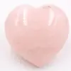 Corazón de cuarzo rosa - 0