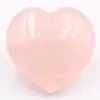 Corazón de cuarzo rosa - 0