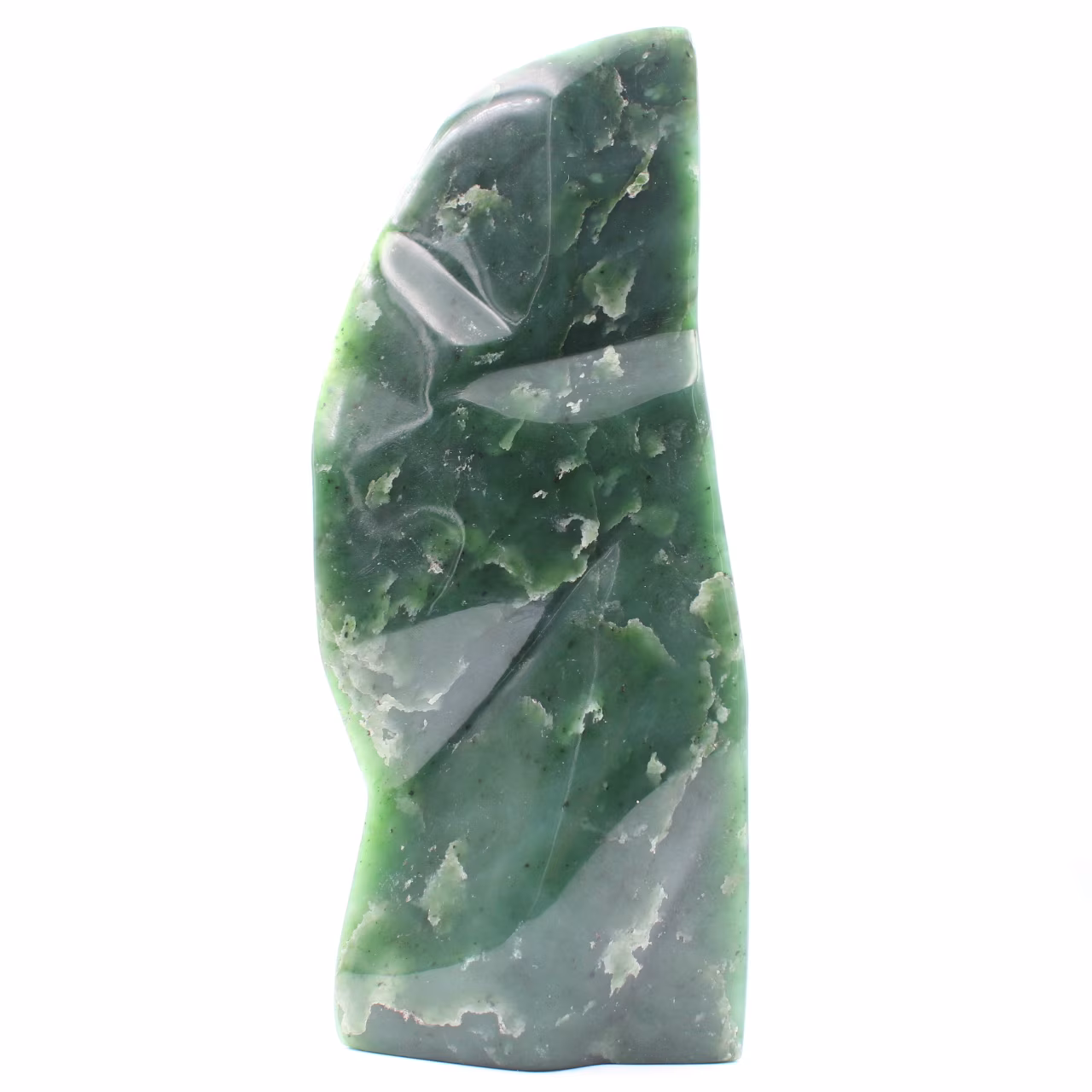 Jade Stone Nephrite forma libre de adorno