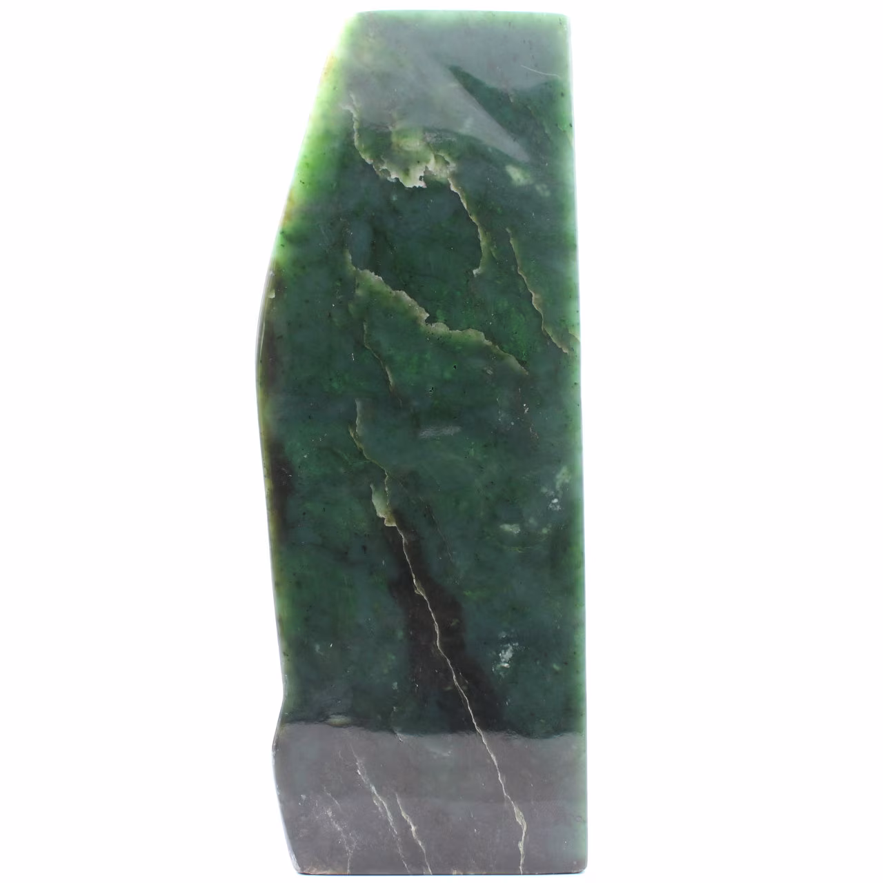 Jade Stone Nephrite forma libre de adorno