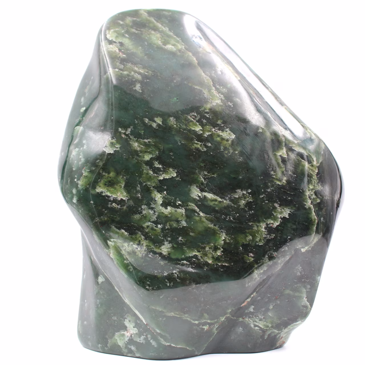 Jade Stone Nephrite forma libre de adorno