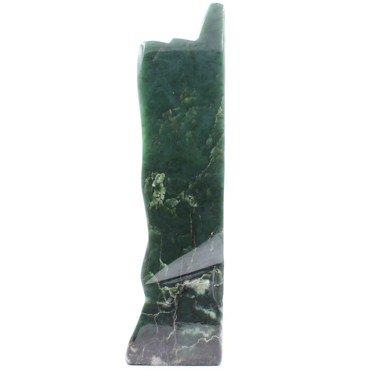 Jade Stone Nephrite forma libre de adorno