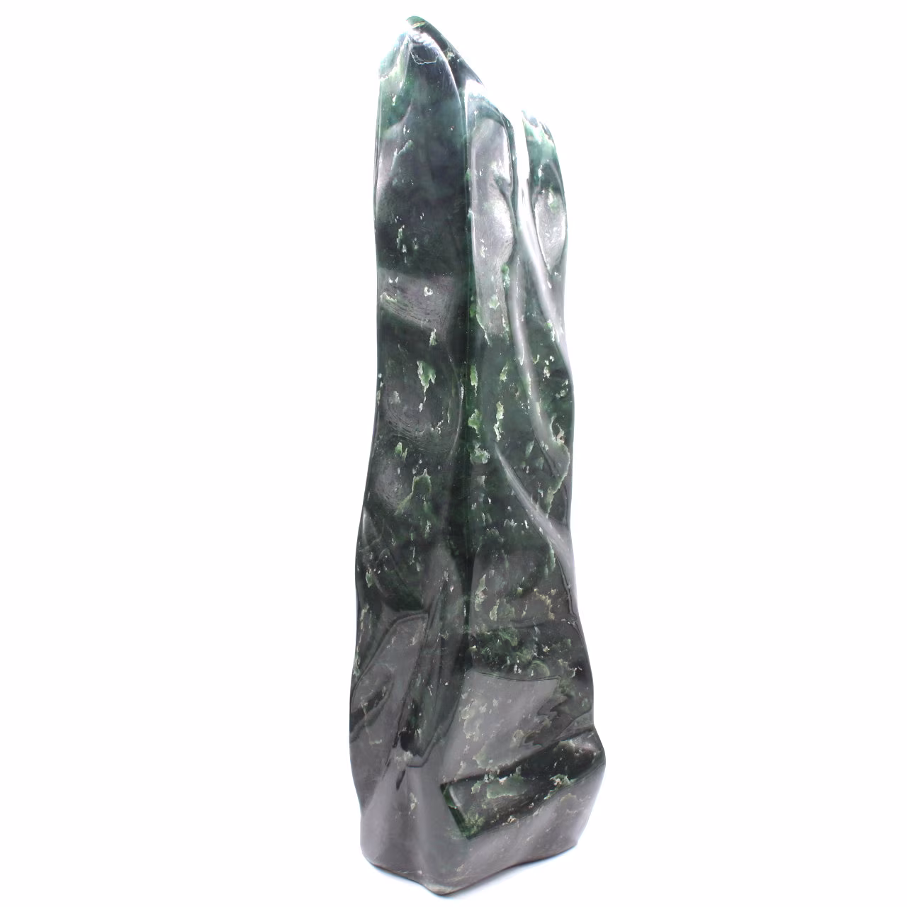 Jade Stone Nephrite forma libre de adorno