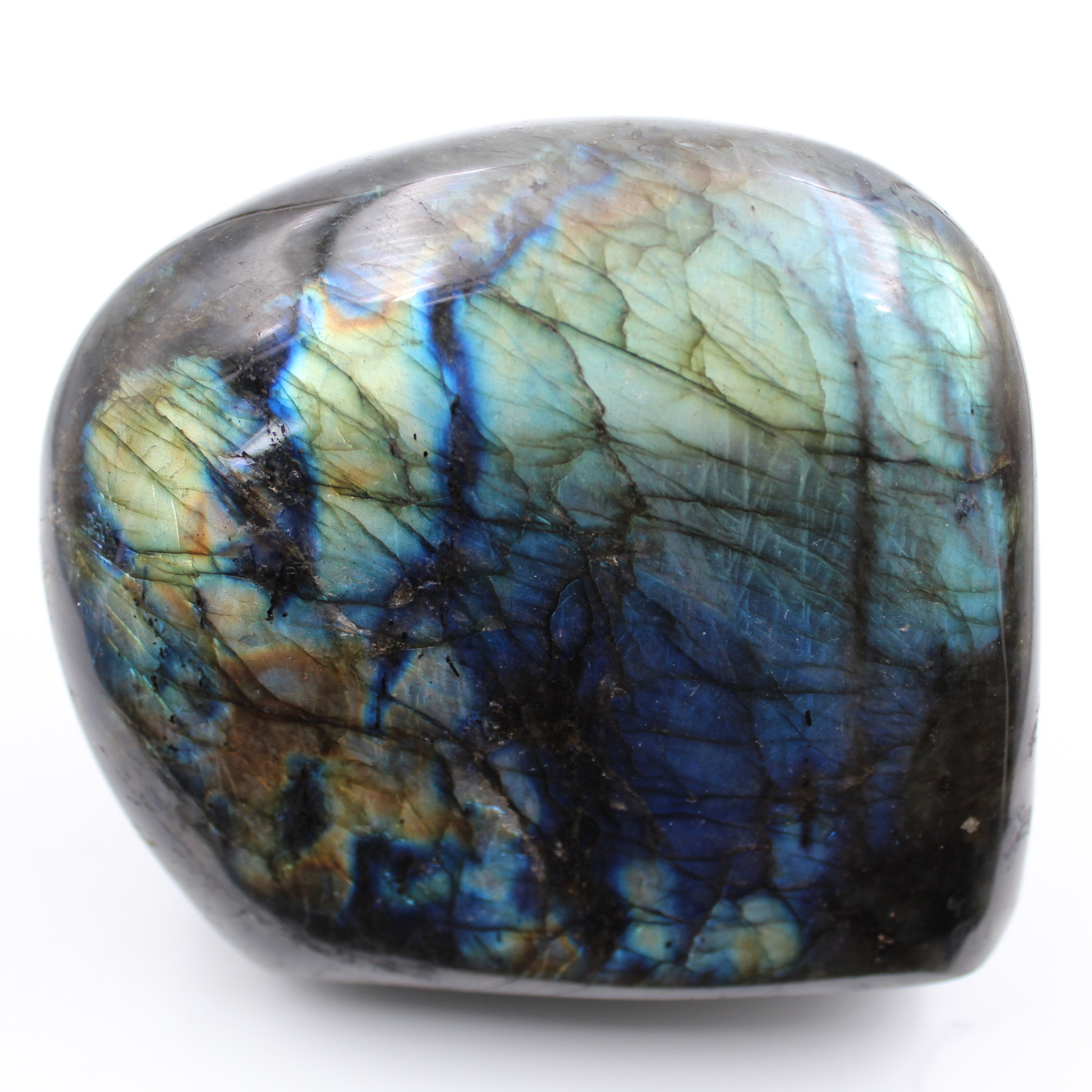 Piedra decorativa, labradorita pulida