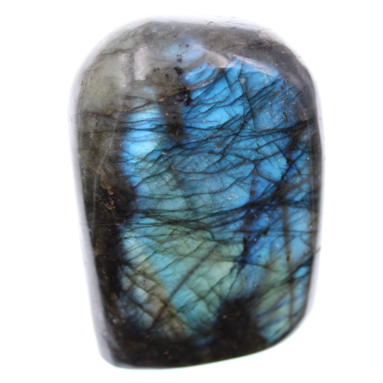 Bloque de piedra de labradorita azul para colocar