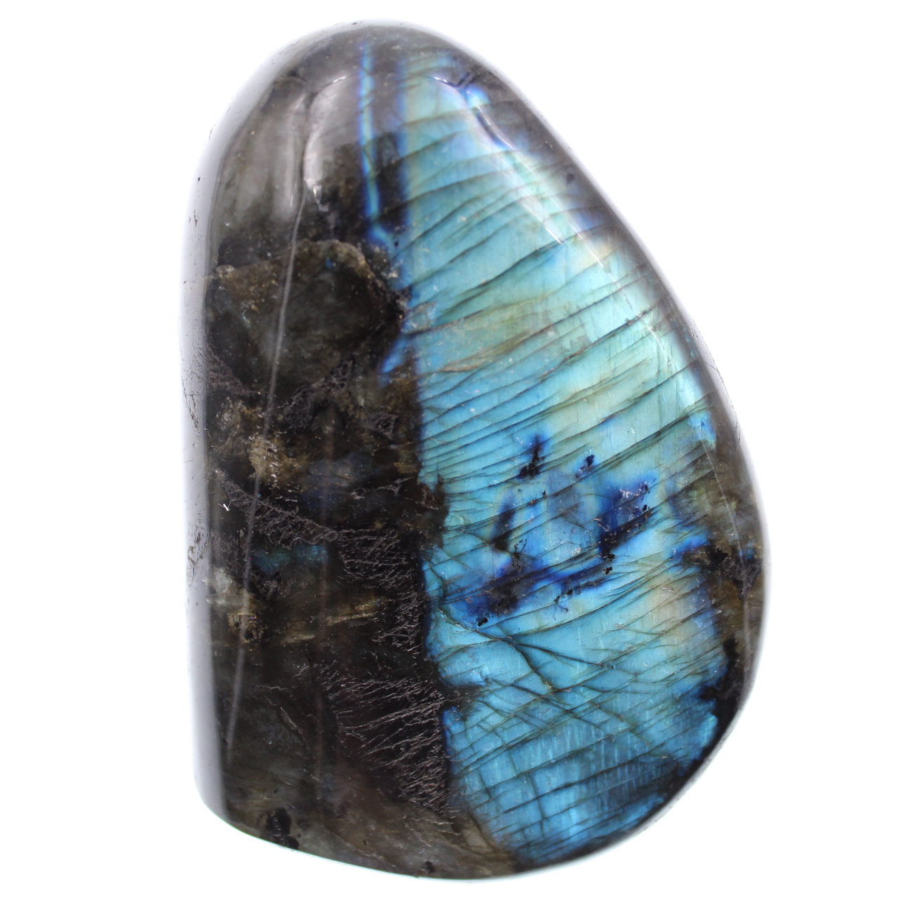 Piedra labradorita en color azul