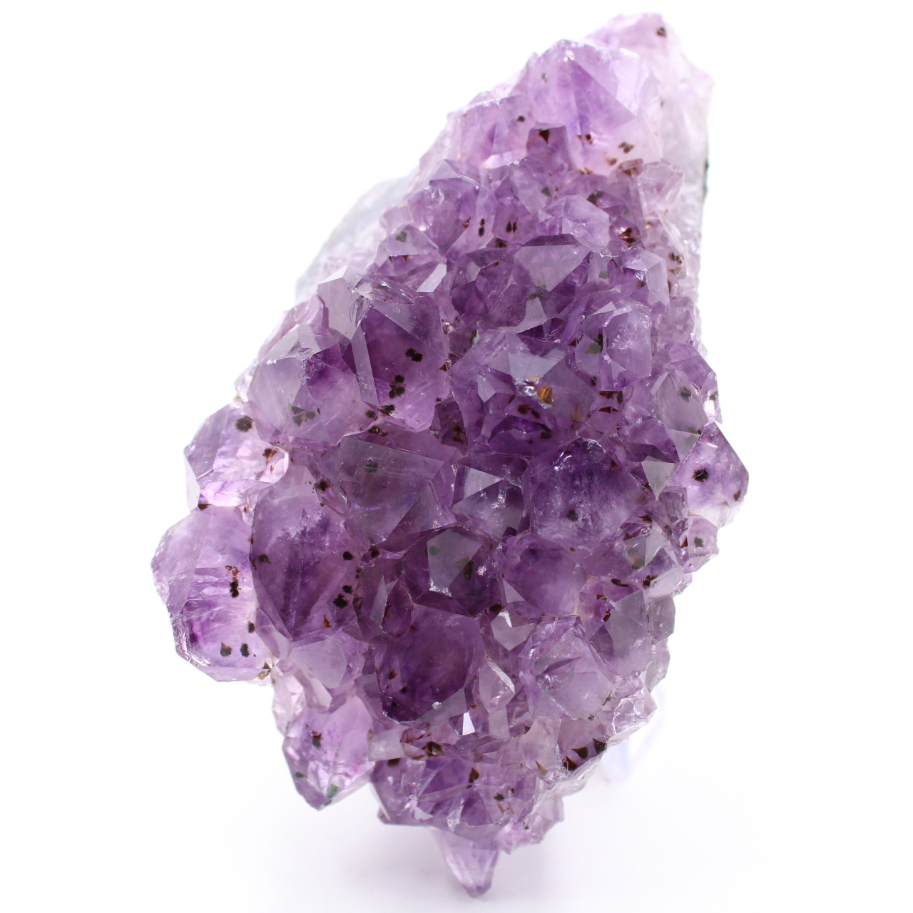 Grandes cristales de amatista con inclusión