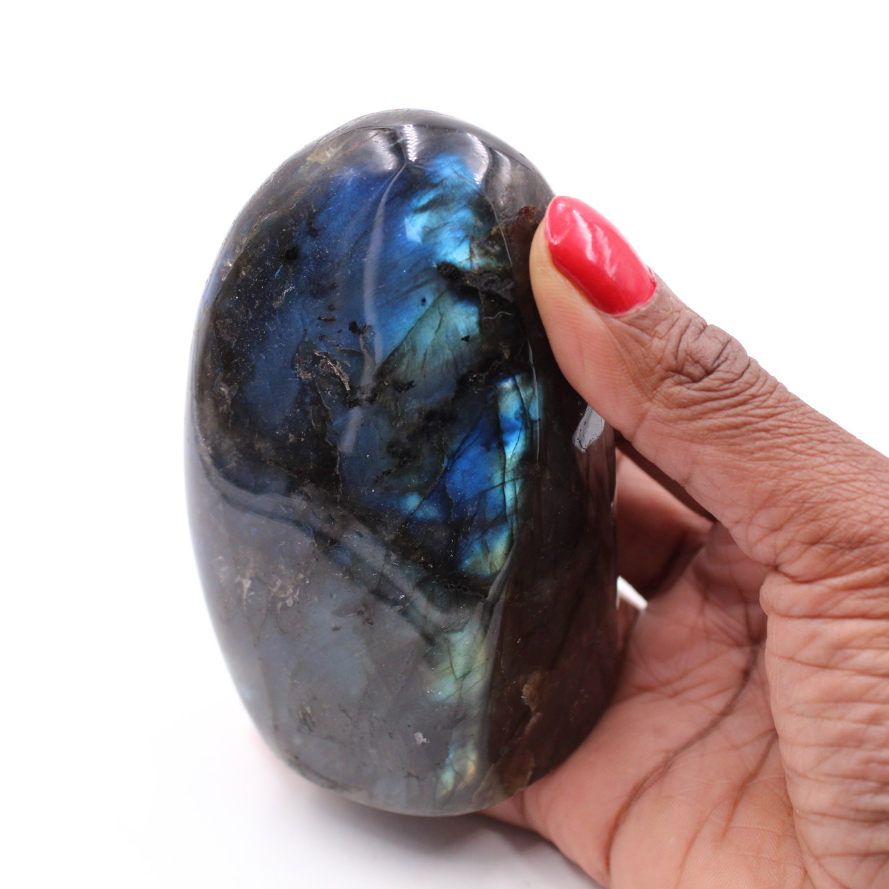 Piedra labradorita pulida