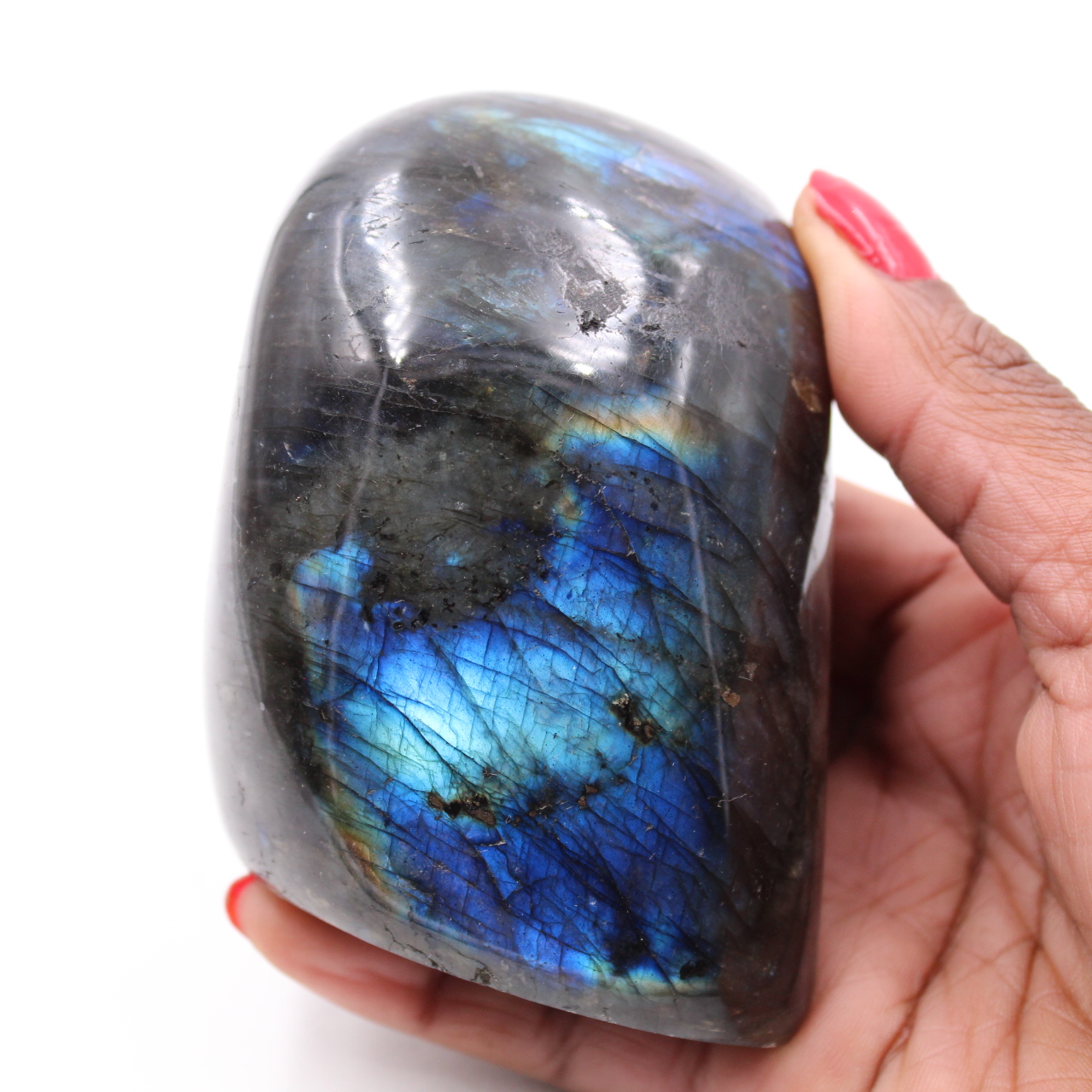 Piedra labradorita pulida