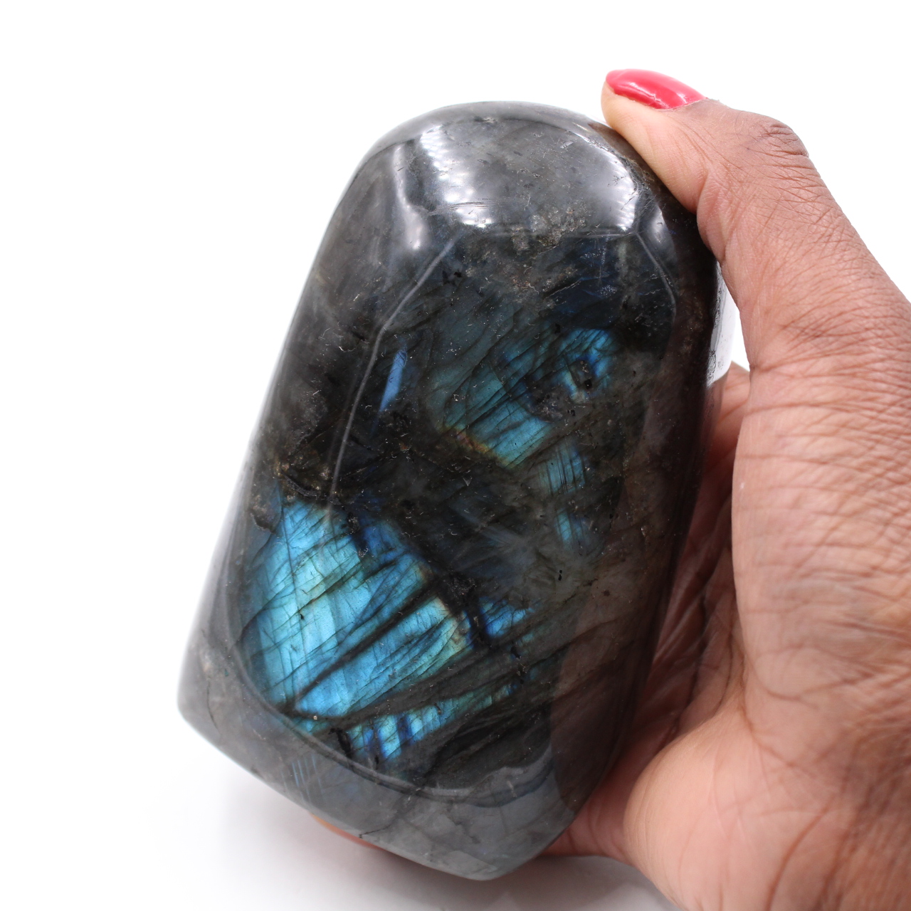 Piedra labradorita pulida