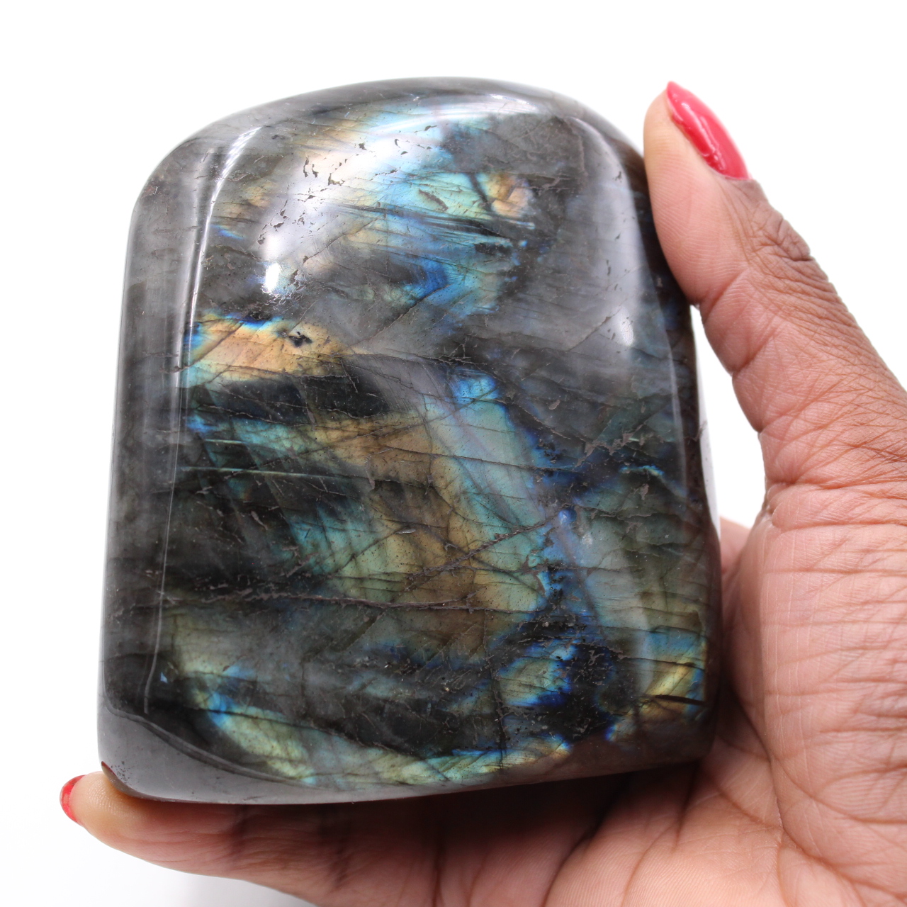 Bloque de labradorita