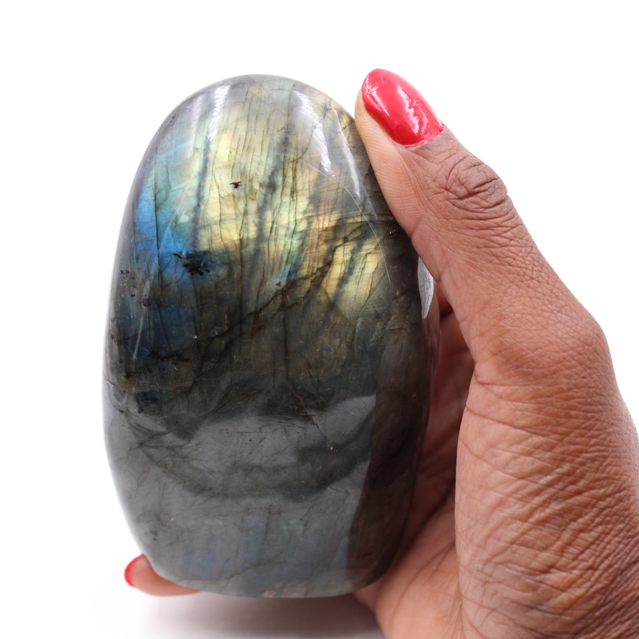 Piedra labradorita pulida