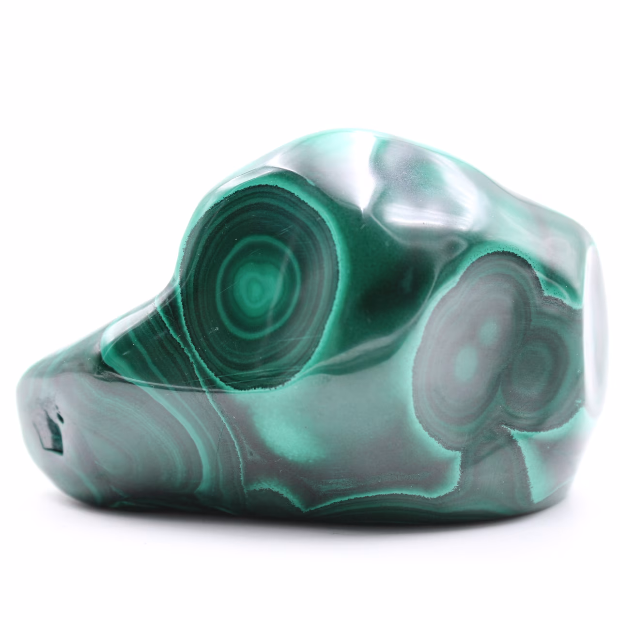 Piedra pulida malaquita