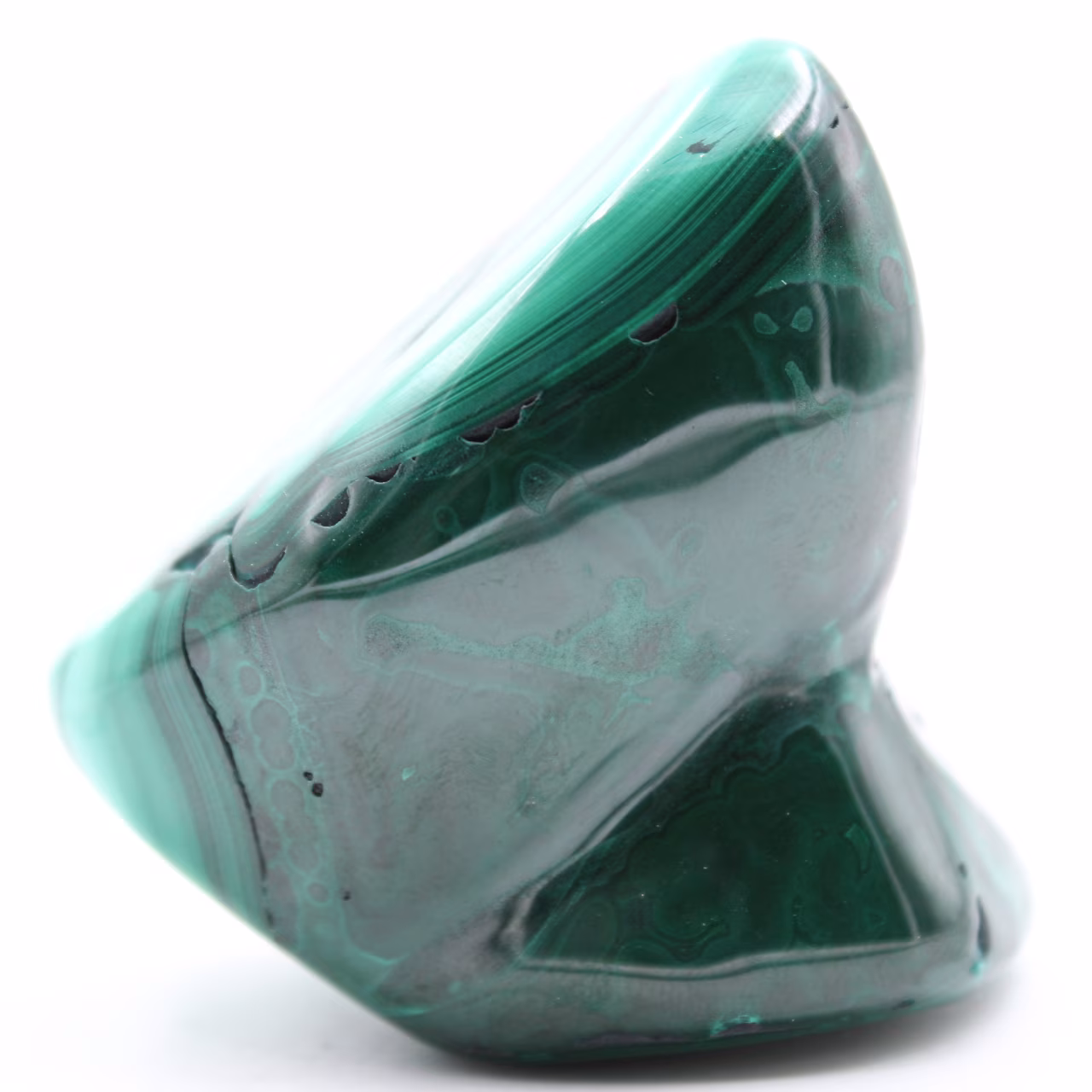 Piedra pulida malaquita