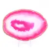 Rebanada de ágata rosa - 0