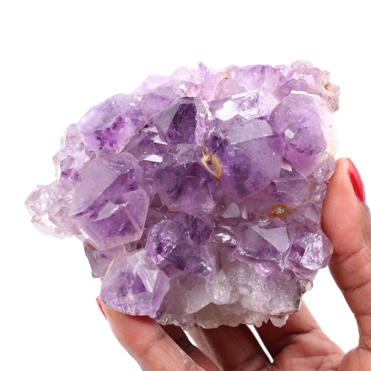 Cristales de amatista