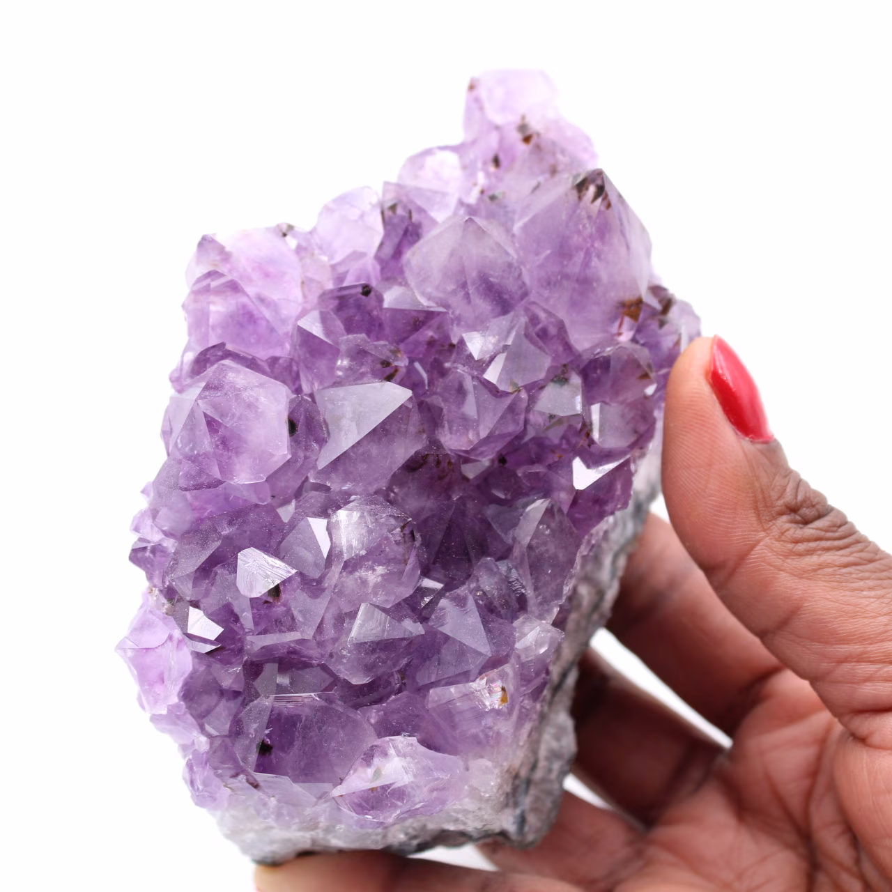Cristales de amatista