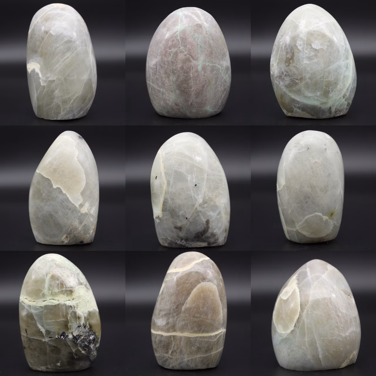 Piedra garnierita pulida