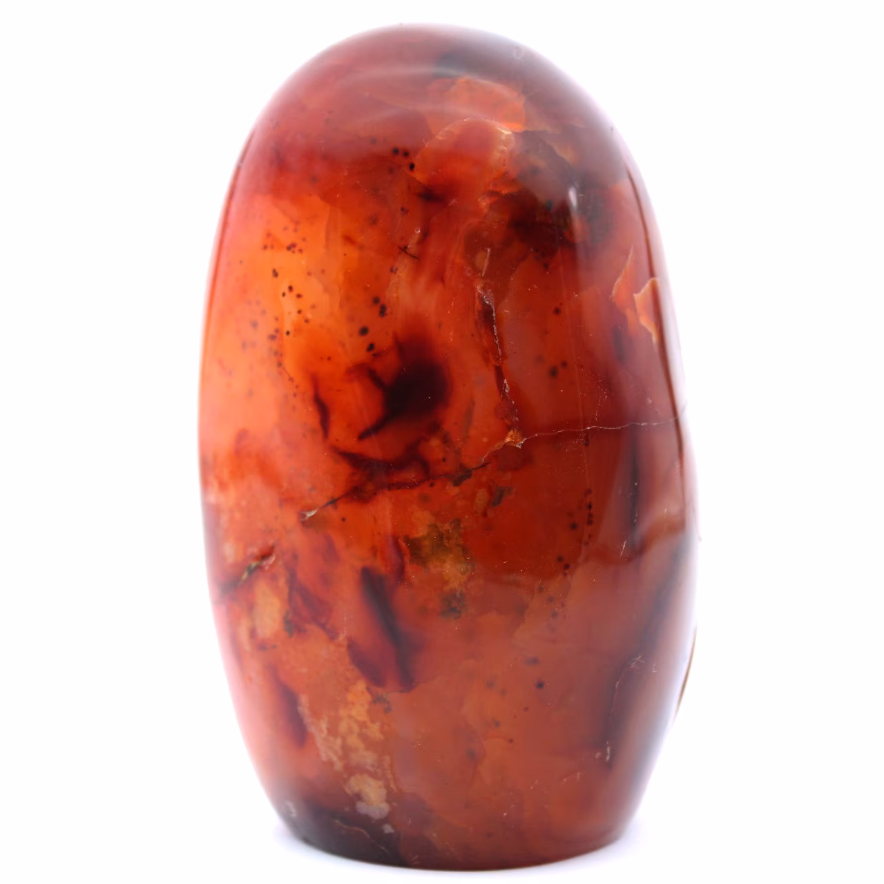 Piedra de cornalina pulida