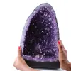 Geoda de amatista con cristal de calcita - 0