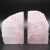 Sujetalibros de cuarzo rosa 2 piezas - 0